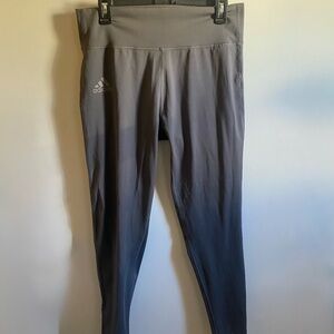 Women's Adidas Dark Gray XL Climalite Activewear Leggings